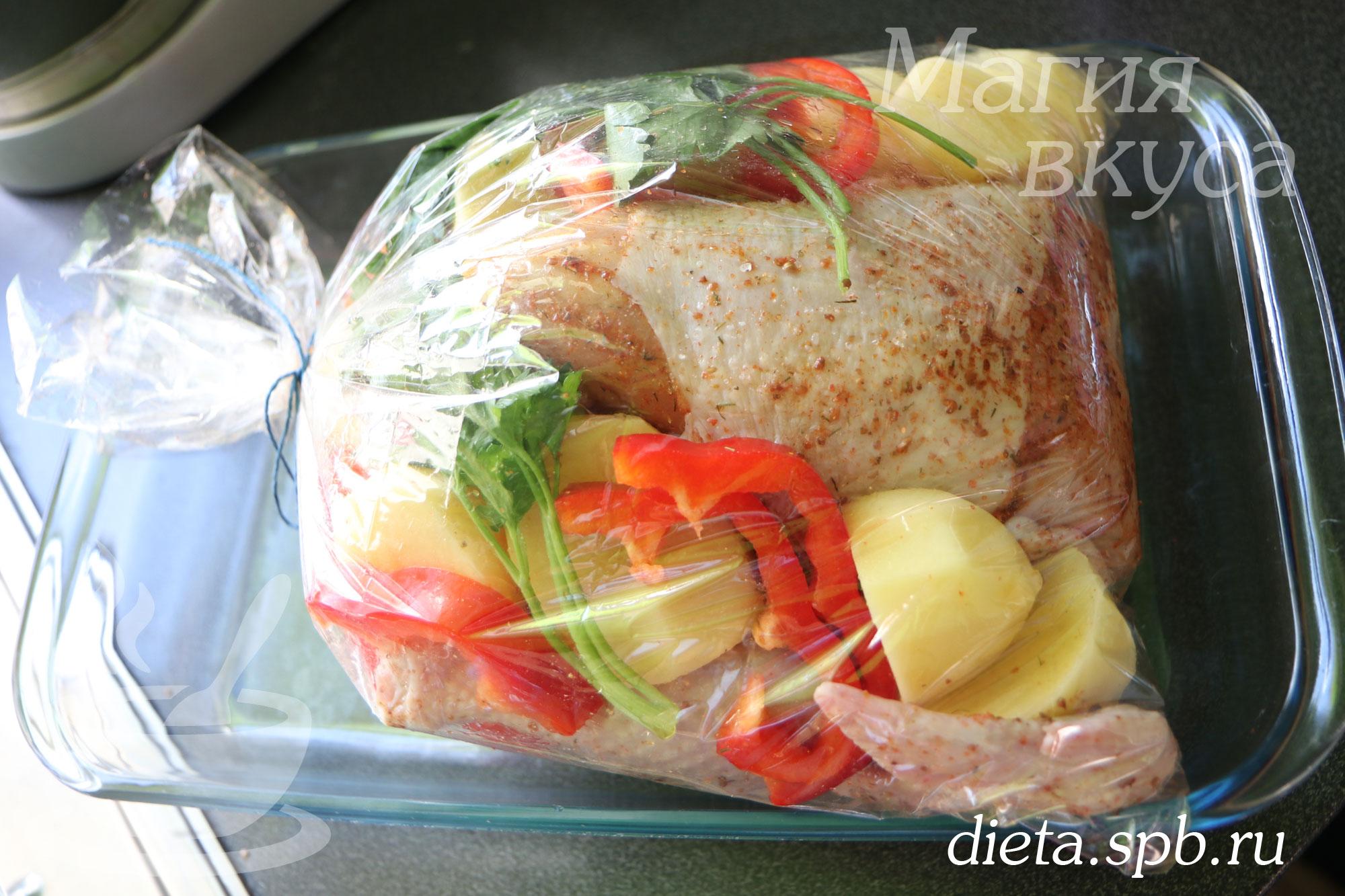 Куриное филе с овощами в пакете для запекания - рецепт с фотографиями - Patee. Рецепты