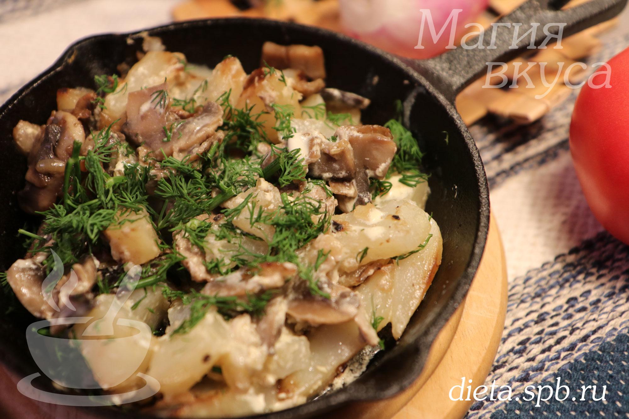 Скоблянка русская — картошка с мясом и грибами